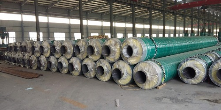 钢套钢蒸汽保温钢管