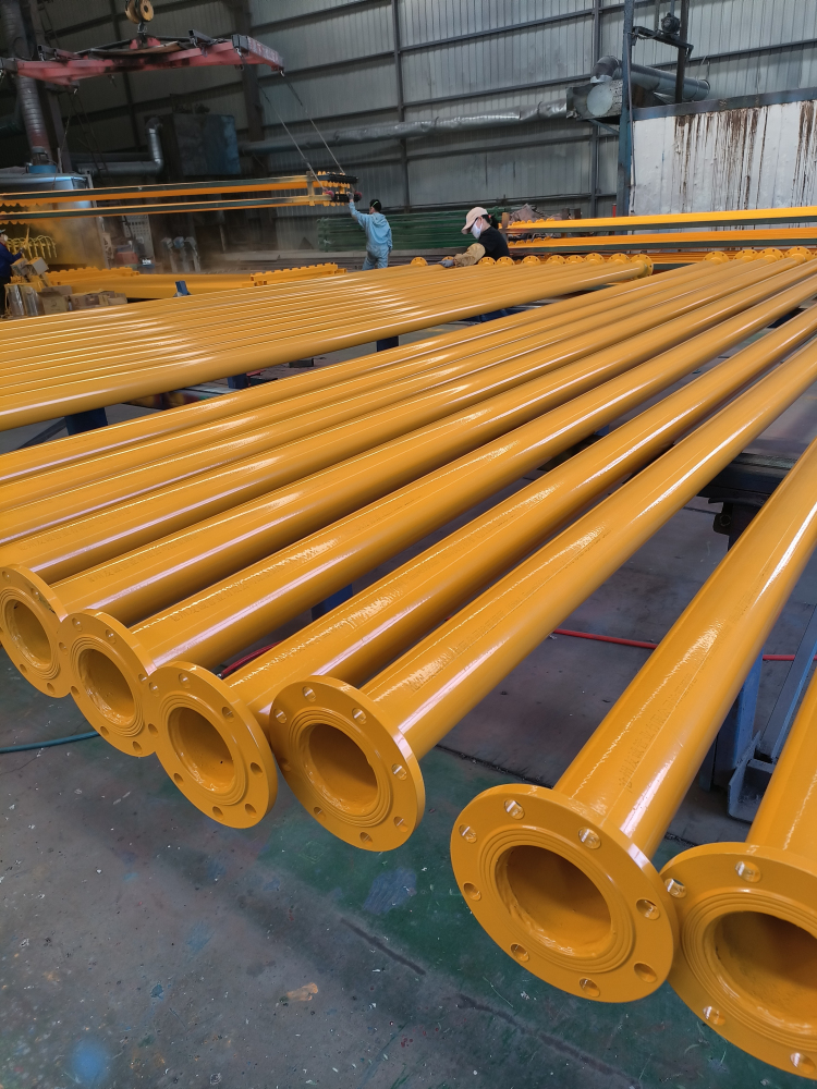 黄色燃气涂塑管