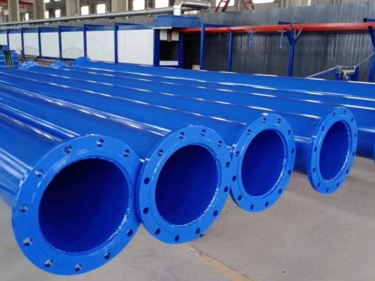 法兰连接涂塑管